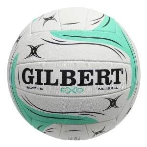 Gilbert Exo Netball Size 4 White/Green 22684