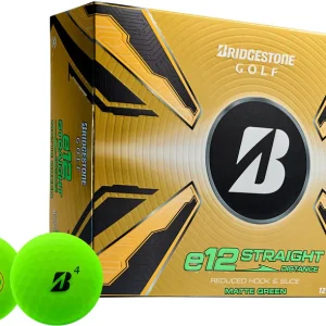 Bridgestone E12 Straight Distance Matte Green 3 Golf Ball 3113806
